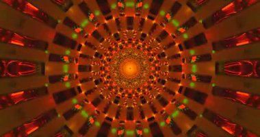 Rengarenk ışıklardan oluşan bir tünelde çarpıcı bir görsel yolculuk yaşayın. Kusursuz bir döngü oluşturarak her türlü ayar için çekici bir ortam yaratıyor..