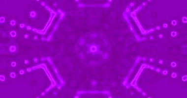 Renkli tünel video döngüsü sürekli bir akış içinde dinamik mor desenler gösterir, daldırıcı sanat kurulumları veya çeşitli ayarlarda yatıştırıcı ekran koruyucuları için mükemmeldir.