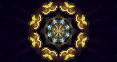 Bu büyüleyici görsel ekran karmaşık desenler ve renklerle dolu canlı bir tünel içeriyor, izleyicileri büyüleyen ve sanatsal bir yolculuğa çeken kusursuz bir döngü oluşturuyor..