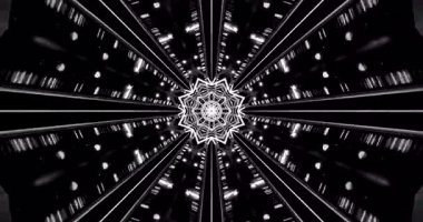 Bu büyüleyici döngü, ışık ve desenlerin dinamik akışını gösteren bir tünel tasarımı içeriyor. Animasyon büyüleyici bir etki yaratıyor, ekran koruyucular veya görsel ekranlar için mükemmel..