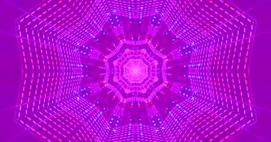Büyüleyici bir tünel döngüsü canlı mor renkler ve ritmik desenler sergiliyor. Bu pürüzsüz video ekran koruyucu ayarları için her zaman uygun bir görsel deneyim sağlar.