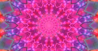 Bu canlı tünel video döngüsü kusursuz bir şekilde harmanlanmış renkli desenler dizisini gösteriyor. Parlayan ışıklar rahatlamak ya da eğlenmek için mükemmel bir atmosfer yaratır..