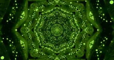 Bu video, parlak yeşil ışıklarla dolu kusursuz bir döngü tünelini içeriyor. Hareket, ekran koruyucular veya VJ performansları için mükemmel, sürükleyici ve çekici bir görsel ekran yaratır..