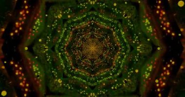 Kusursuz döngü tünel videosu canlı renkler ve dinamik desenler gösterir, bir ekran koruyucu veya arkaplan görüntüleyici için mükemmel bir görsel efekt yaratır.