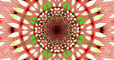 Bu dinamik tünel video döngüsü karmaşık desenler ve parlak renkler gösteriyor ve büyüleyici bir görsel deneyim yaratıyor. Kusursuz ekran koruyucu olarak kullanmak için mükemmel.