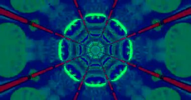 Çekici bir atmosfer yaratan canlı ve renkli bir tünel video döngüsü yaşayın. Bu kusursuz döngü animasyonu karmaşık tasarımlar ve parlak renkler içerir, ekran koruyucu kullanımı için mükemmeldir.