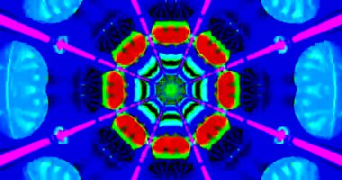 İzleyicileri büyüleyen ve etkileyen göz alıcı desenler ve hipnotik görüntüler içeren bu kusursuz video döngüsünde canlı bir renk tüneli deneyimleyin..