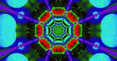 Bu video canlı renkler ve karmaşık desenlerle dolu bir tünelin pürüzsüz bir döngüsünü içeriyor. Dinamik görüntüler ekran koruyucular için mükemmel bir deneyim yaratıyor..