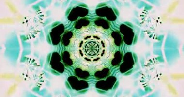 Video, dinamik bir tünel tasarımı sergiliyor, kıvrımlı renkler ve desenlerle, modern dijital ekrandaki izleyicileri cezbeden pürüzsüz ve kusursuz bir döngü oluşturuyor..