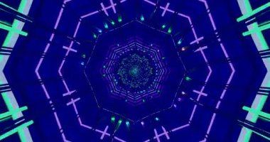 Parlak renklerden oluşan dinamik bir tünel ilgi çekici bir video döngüsü oluşturur. Görsel geçişler sorunsuzca, ekran koruyucular veya görsel ekranlar için ideal büyüleyici bir deneyim sunuyor.