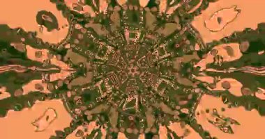 Yeşil ve dünyevi tonlarda canlı desenler içeren kusursuz bir tünel videosu deneyin. Herhangi bir dijital alana görsel ilgi eklemek için mükemmel.