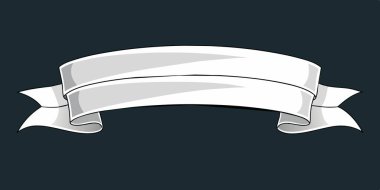 Fiyonklu beyaz bir kurdele siyah bir arkaplanda duruyor. Tasarımında zarafet ve basitliği çağrıştırıyor.