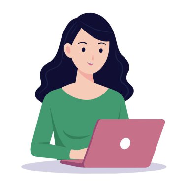 Bir kadın dizüstü bilgisayarla yazarken gülümsüyor. Onun ifadesi mutluluğu gösteriyor. Cihaz onun için bir çıkış aracı, başkalarıyla paylaşmasını ve hareket etmesini sağlıyor.