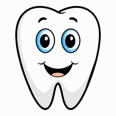 Görüntü, pembe arka planda gülümseyen bir çizgi film dişini gösteriyor. Anahtar sözcükler arasında saç, kafa, el, saç stili, vücut, çene, jest, meyve, mutlu parmak,