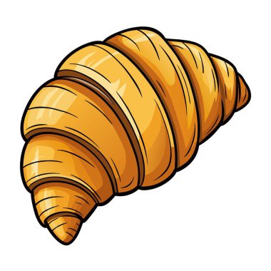 Bu, yeni pişmiş kruvasanın bir resmi, altın rengi kahverengi ve pullu hamur işi görünümlü.