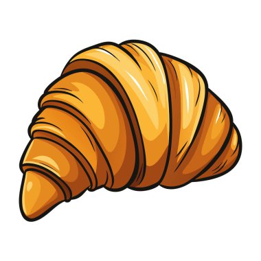 Bu, yeni pişmiş kruvasanın bir resmi, altın rengi kahverengi ve pullu hamur işi görünümlü.