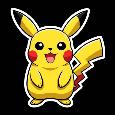 Pokmon serisi, ikonik sarı rengi ve kırmızı yanakları, durağan görüntüsüyle
