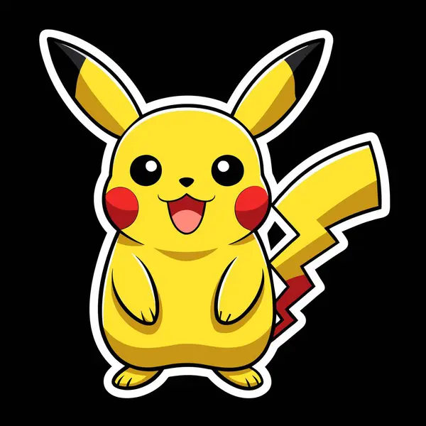 Pokmon serisi, ikonik sarı rengi ve kırmızı yanakları, durağan görüntüsüyle