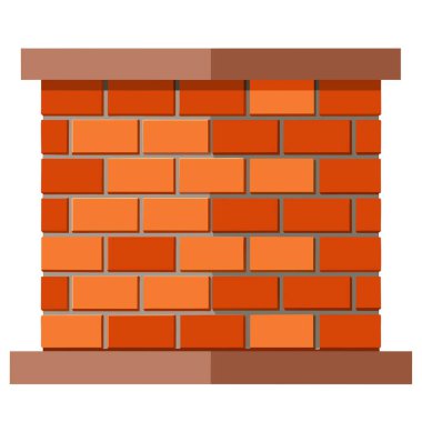 Beyaz bir zemin üzerinde ahşap çerçeveli kahverengi tuğla bir duvar, tuğla ve ahşap gibi doku ve elementlerin bir karışımını sergiliyor.