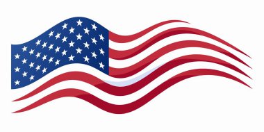 Yıldız ve çizgili Amerikan bayrağı, vatanseverlik içeriği için ideal..