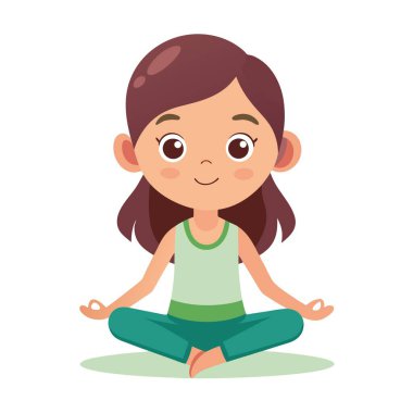 Genç bir kız yerde oturuyor. Uyuşuk bir pozisyonda, sakin bir duruş sergiliyor.