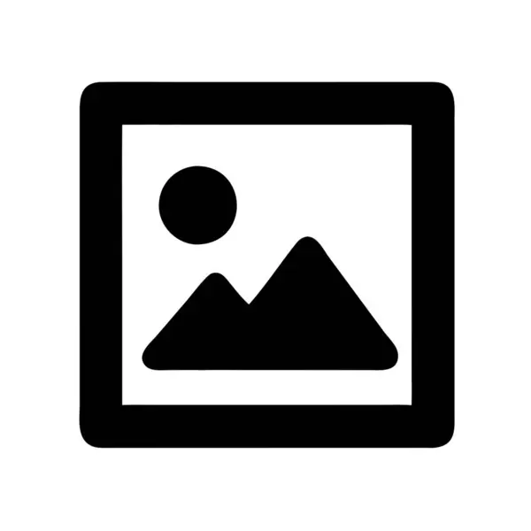 Eserler dikdörtgen şeklinde bir resimdir. Kare bir sınıra yerleştirilmiş bir dağı gösterir.