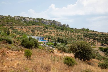 İsrail 'in kuzeyindeki Akdeniz manzarası