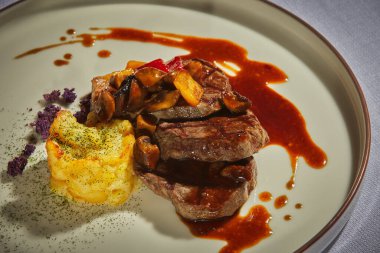 patates ile ızgara et