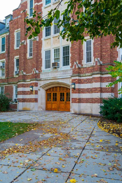 East Lansing Outubro 2022 Entrada Para Giltner Hall Campus Michigan — Fotografia de Stock