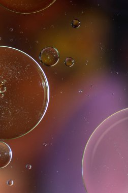 Soyut renkli kabarcıklar. Mor mor renkli yumuşak bir arkaplan. Yüksek kalite fotoğraf