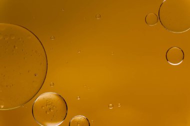 Abstract colorful bubbles. Soft background with orange sunrise color circles. High quality photo