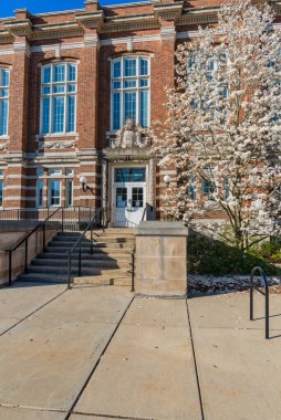 EAST LANSING, MI - 17 Nisan 2021: IM Circle an Intramural Sports Facility East Lansing 'deki Michigan State University kampüsünde 17 Nisan 2021. Yüksek kalite fotoğraf