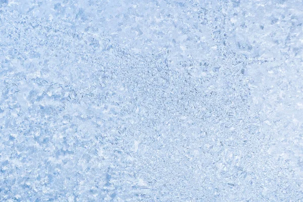 Gelo Congelato Sulla Finestra — Foto Stock