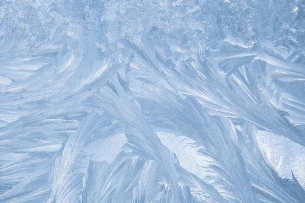 Frozen Frost Window — Stock Photo, Image