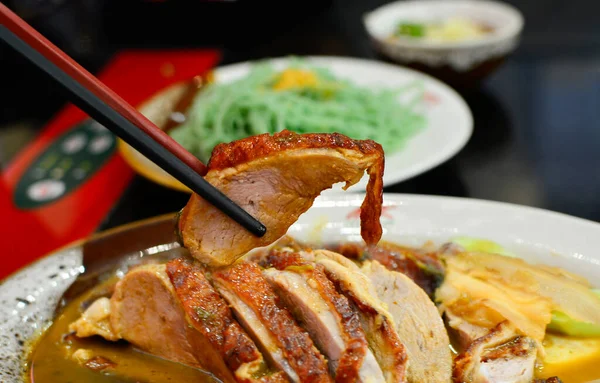 Stock image Roast duck in a delicious dish