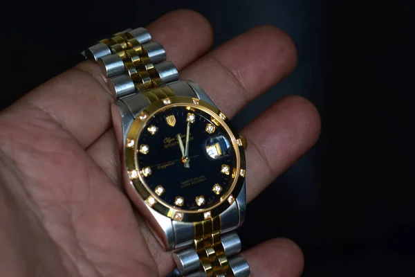 Relógios Rolex São Caros Relógios Luxo Foto Tirada Dezembro 2022 — Fotografia de Stock