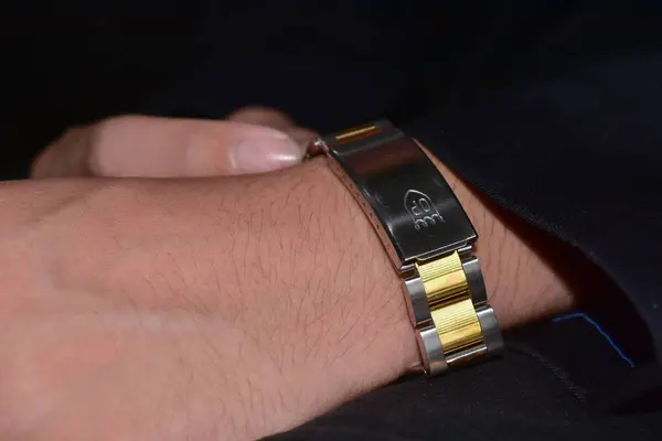 Zegarki Rolex Drogie Luksusowe Zegarki Rękę Zdjęcie Zrobione Grudnia 2022 — Zdjęcie stockowe
