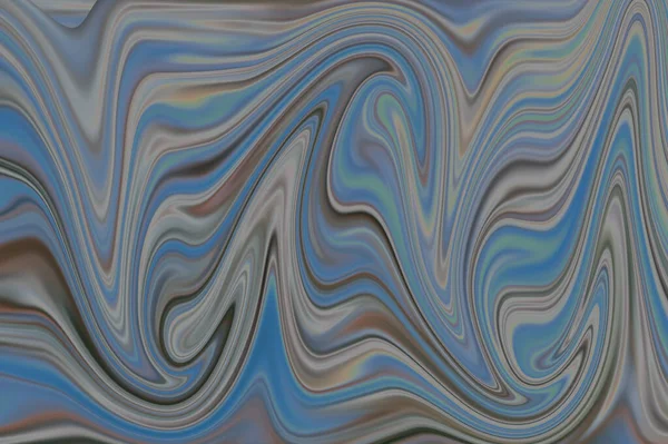Retro Wellen Wirbeln Hintergrund Blaue Erdtöne — Stockfoto