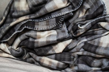 Battaniye tekstil detayı geçmişi. Makro fotoğrafçılık.