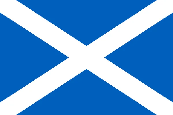 Прапор Шотландії Векторні Ілюстрації — стоковий вектор