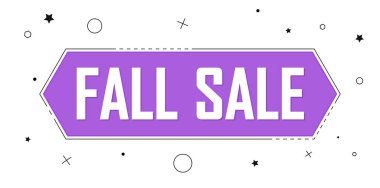 Sonbahar indirimi, indirimli poster tasarım şablonu, mağaza sonbahar afişi. Sezon alışverişi, reklam afişi, vektör illüstrasyonu.