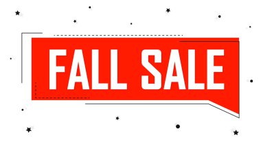 Sonbahar indirimi, indirimli poster tasarım şablonu, mağaza sonbahar afişi. Sezon alışverişi, reklam afişi, vektör illüstrasyonu.