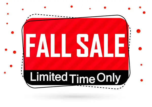 Podzimní Prodej Diskontní Plakát Design Šablony Obchod Podzimní Nabídka Banner — Stockový vektor