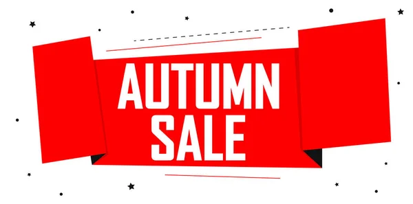 Podzimní Prodej Diskontní Plakát Design Šablony Obchod Podzimní Nabídka Banner — Stockový vektor