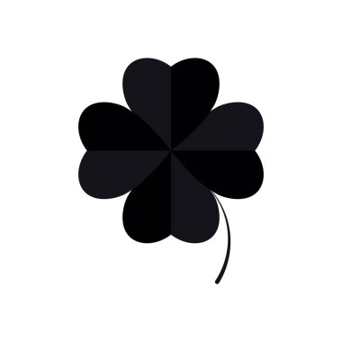 Yonca yaprağı ikonu. düz dizayn. vektör 10.