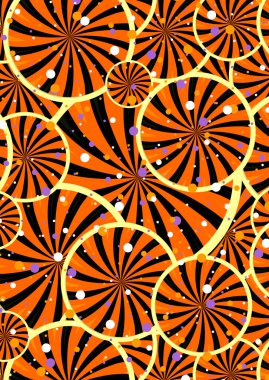 yıldızlı soyut geometrik desen