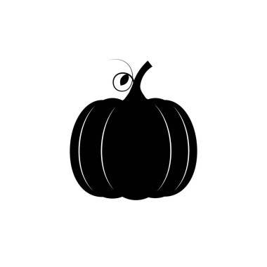 Cadılar bayramı balkabağı silueti simgesi