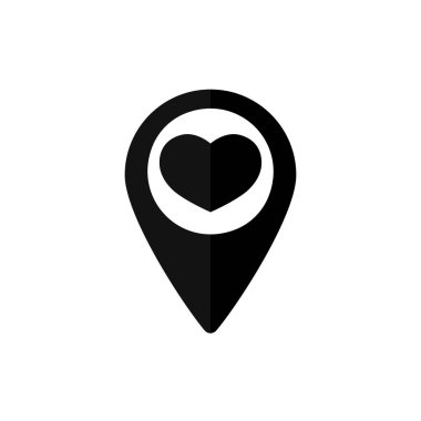 Harita vektör simgesi. Harita işaretleyici ikon vektörü. harita simgesi için konum simgesi simgesi