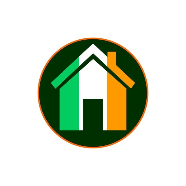 Icono Casa Logo Vector Diseño — Vector de stock