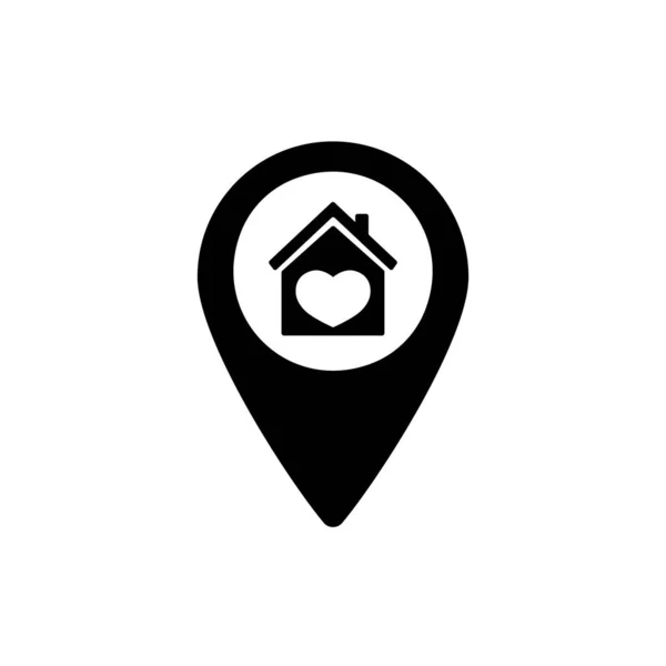 Icono Casa Logo Diseño Vector Plantilla Vector Ilustración — Vector de stock